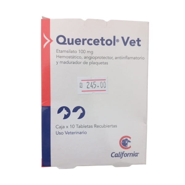 Quercetol Vet Etamsilato 100 mg