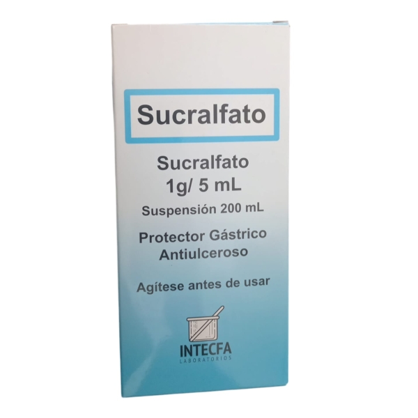 Sulcrafalto suspensión 200 ml protector gástrico vía oral