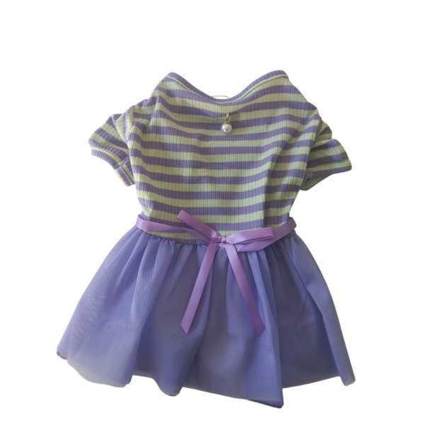 Vestido con tutu morado talla L