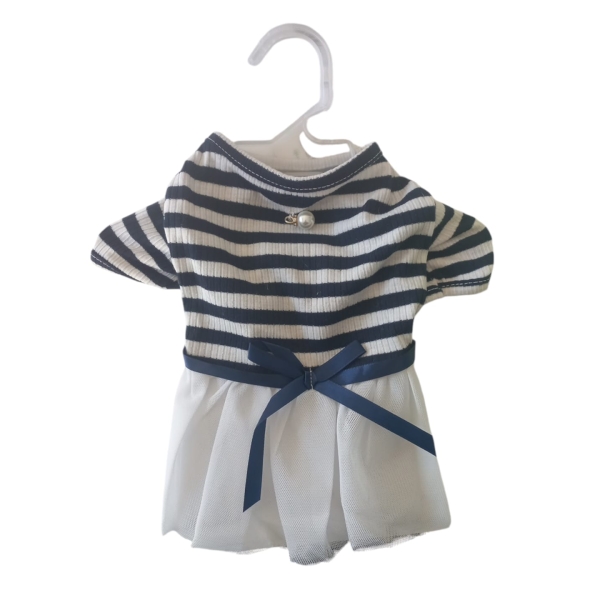 Vestido con tutu azul talla S para mascotas