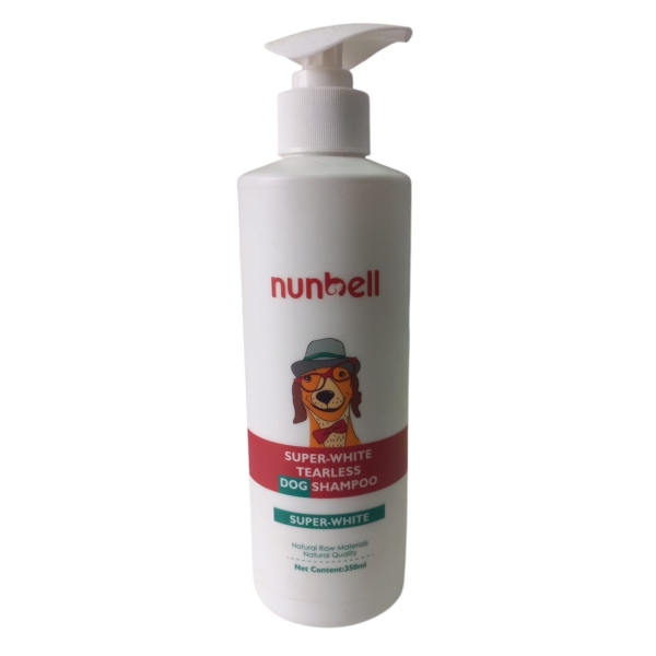 Super white tearless dog shampoo
