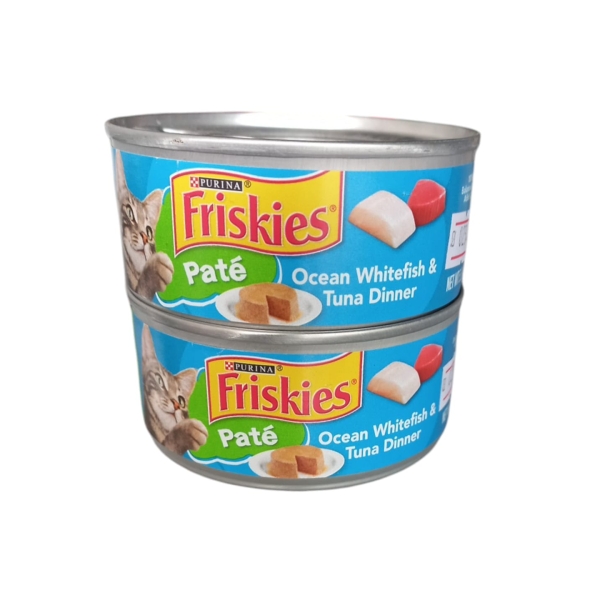 Friskies pate ocean whitefish & tuna dinner